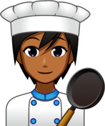 cook (brown) emoji