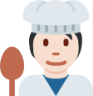 cook: light skin tone emoji