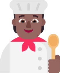 cook medium dark emoji