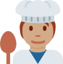 cook: medium skin tone emoji
