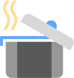 cooking boiling water icon