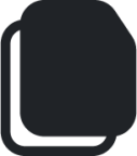 copyfile (rounded filled) icon