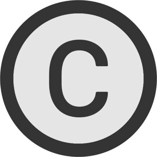 copyright circle icon