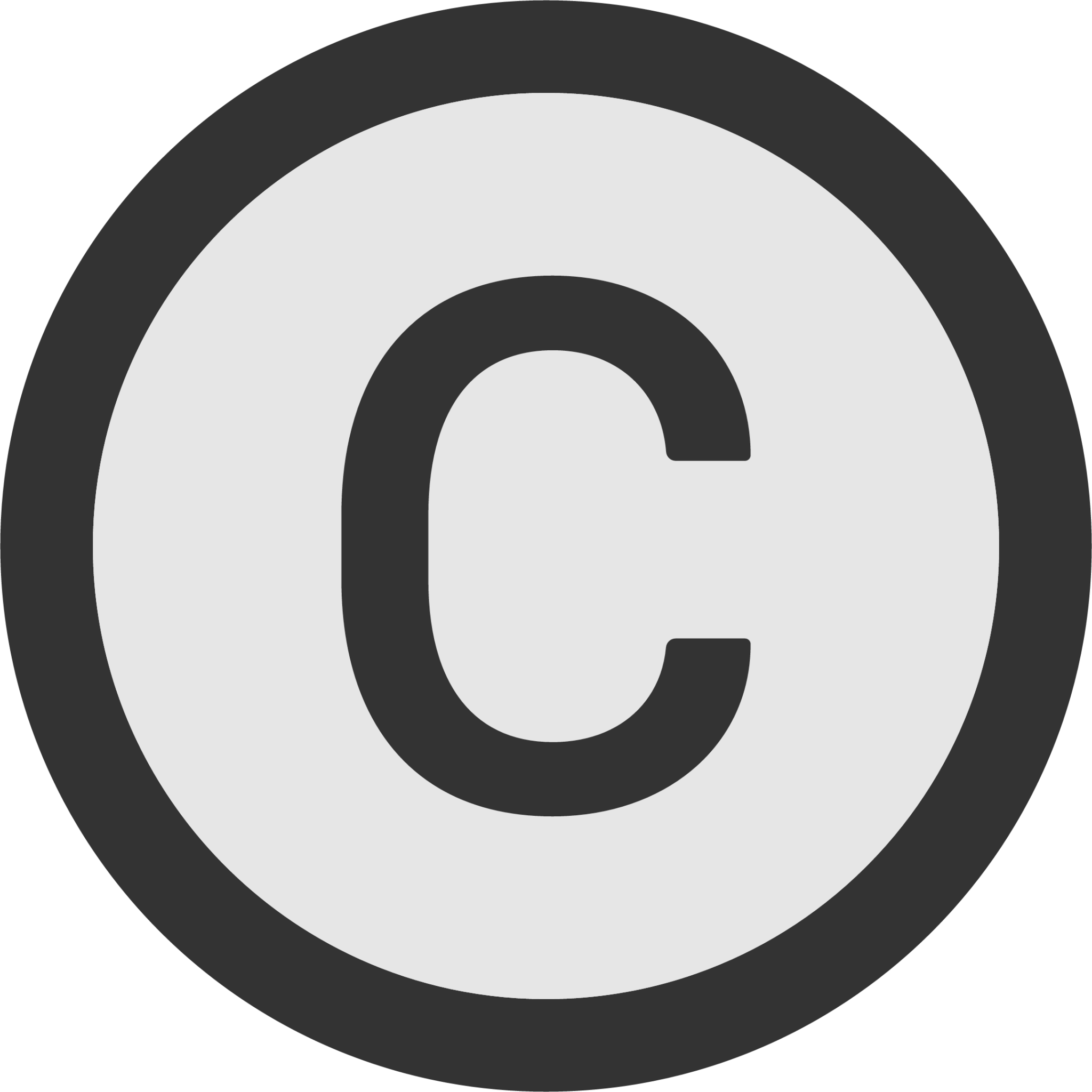 copyright icon
