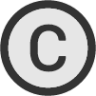 copyright icon
