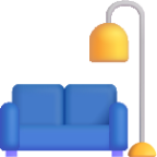 couch and lamp emoji