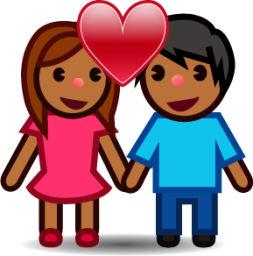 couple (brown) emoji