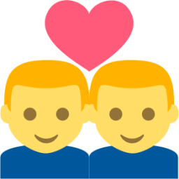 couple (man,man) emoji