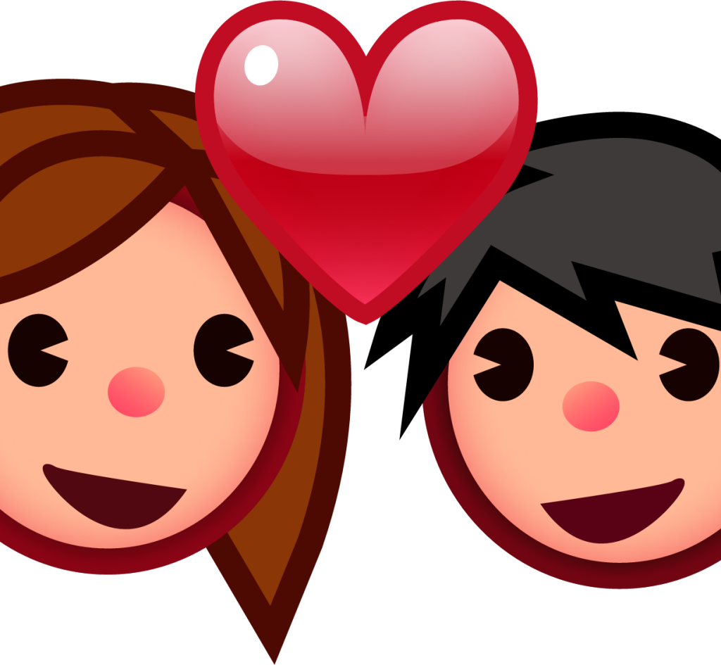 couple with heart (plain) emoji