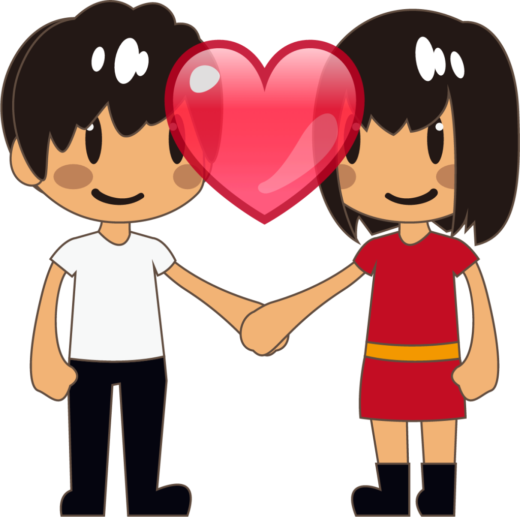 couple with heart (yellow) emoji