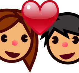 couple with heart (yellow) emoji