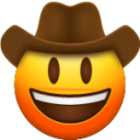 Cowboy Hat Face emoji