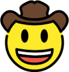 cowboy hat face emoji
