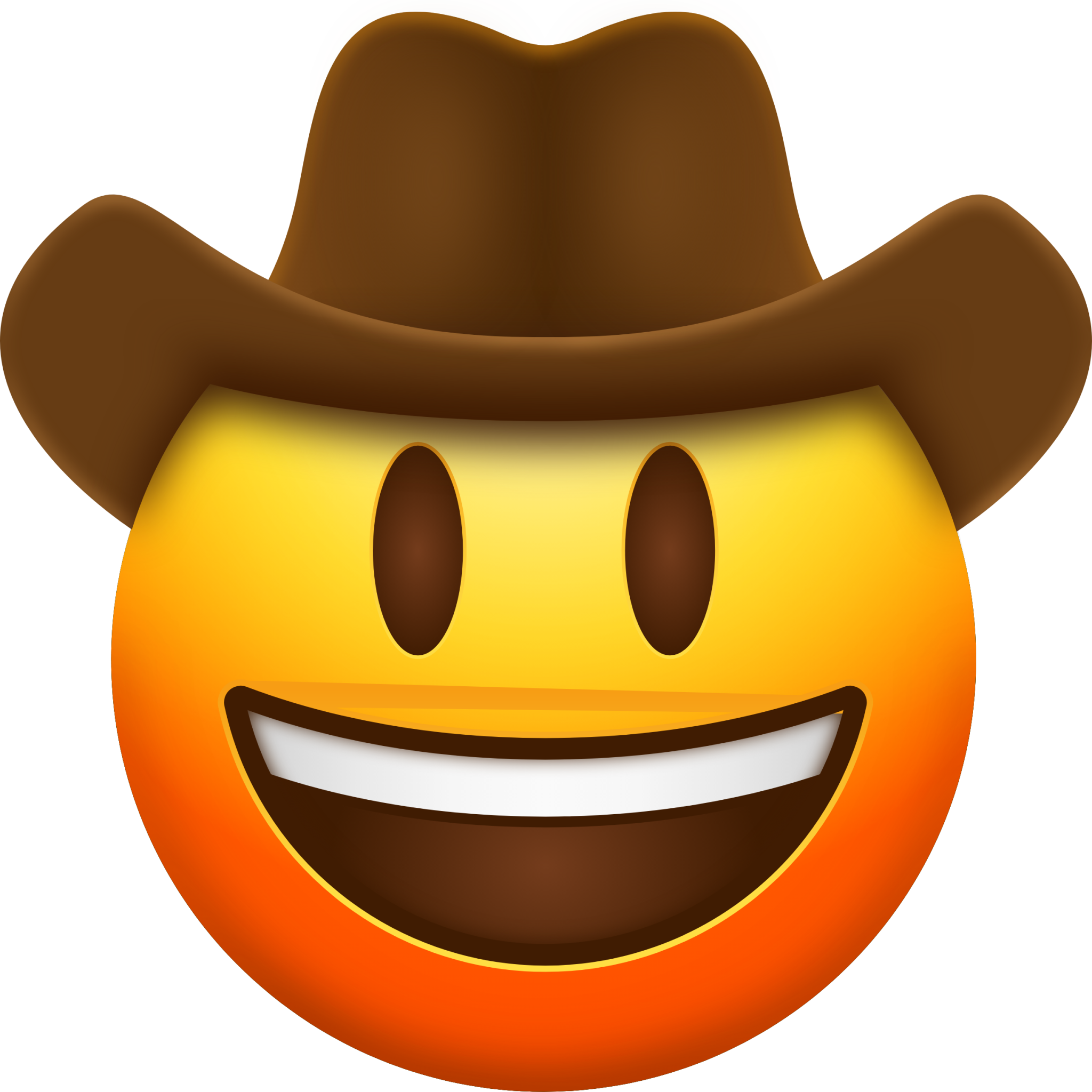 Cowboy Hat Face emoji