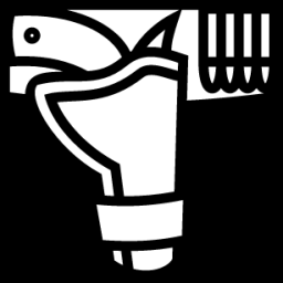 cowboy holster icon