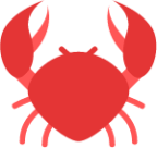 crab shellfish icon