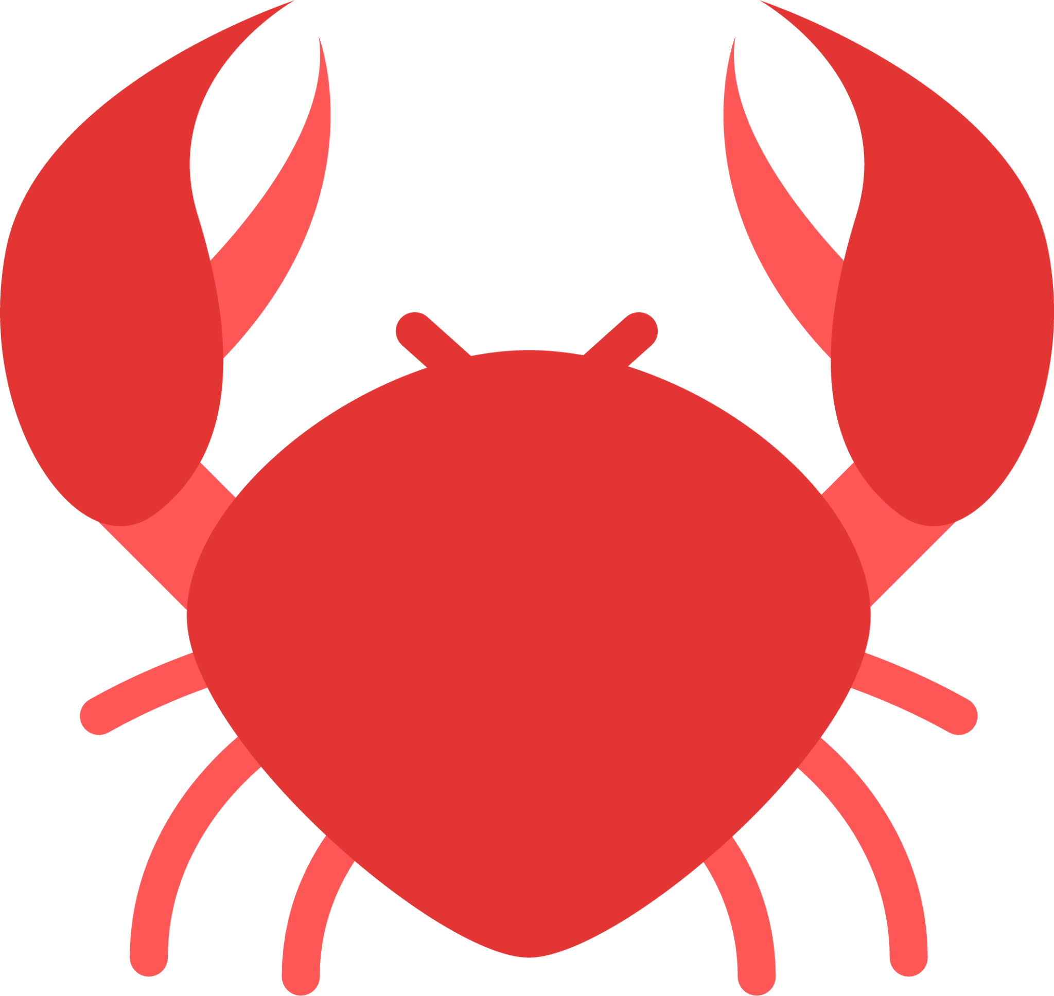 crab shellfish icon