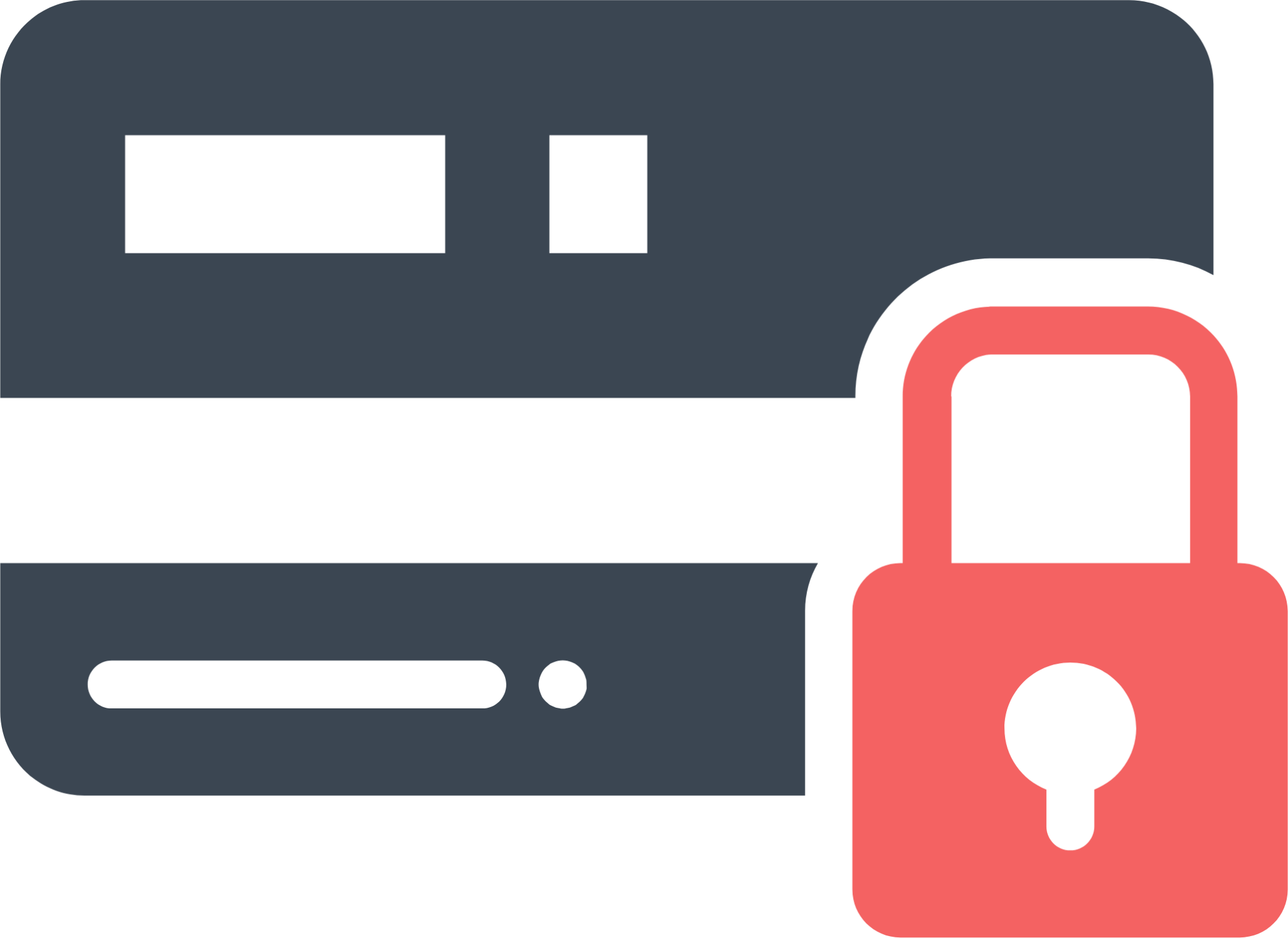 credit card lock protect icon