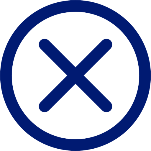 cross circle icon