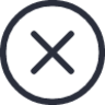cross circle icon