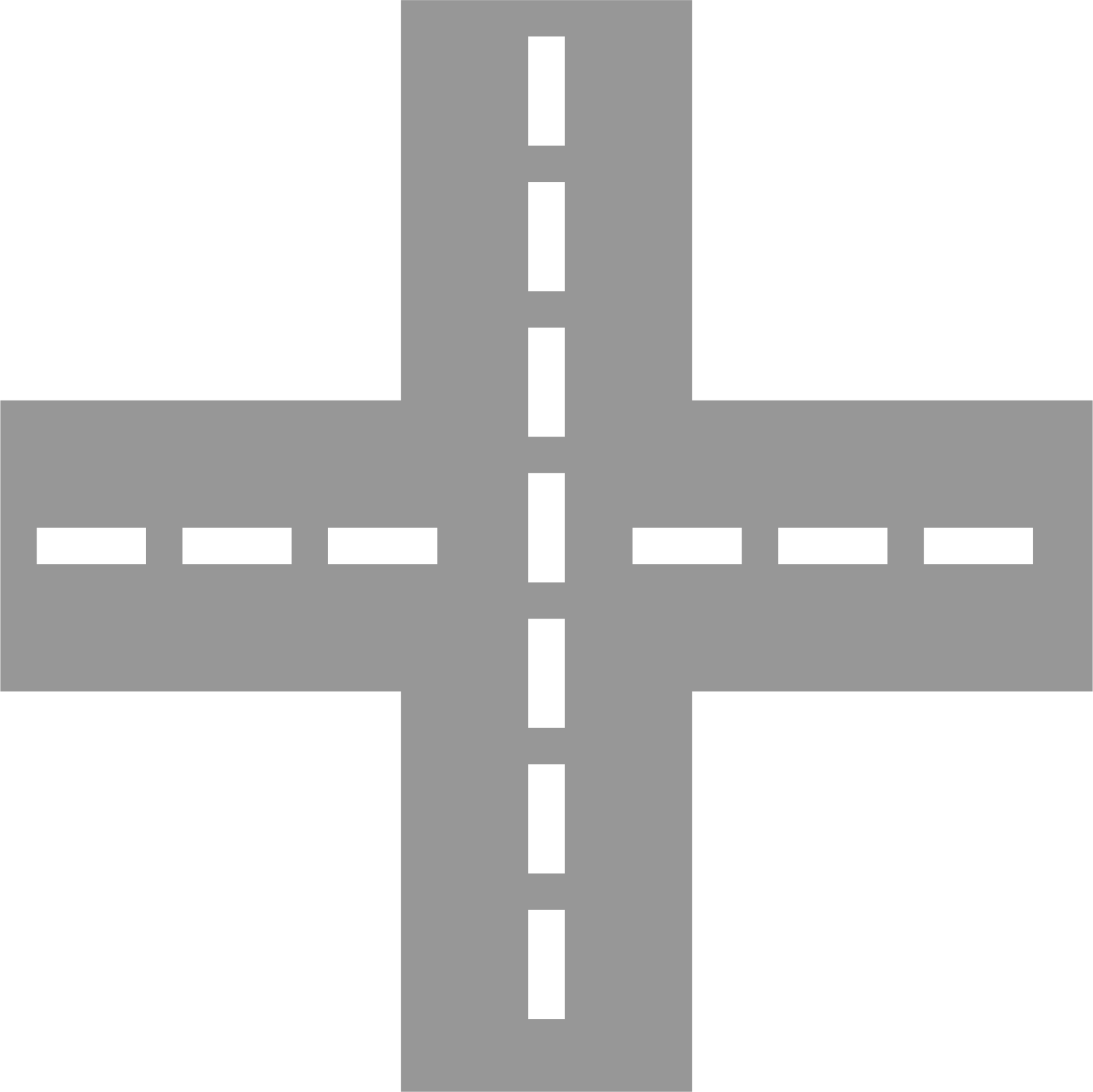 cross intersection icon
