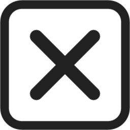 cross mark button emoji