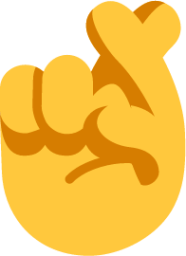 crossed fingers default emoji