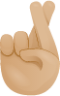 Crossed fingers skin 2 emoji emoji