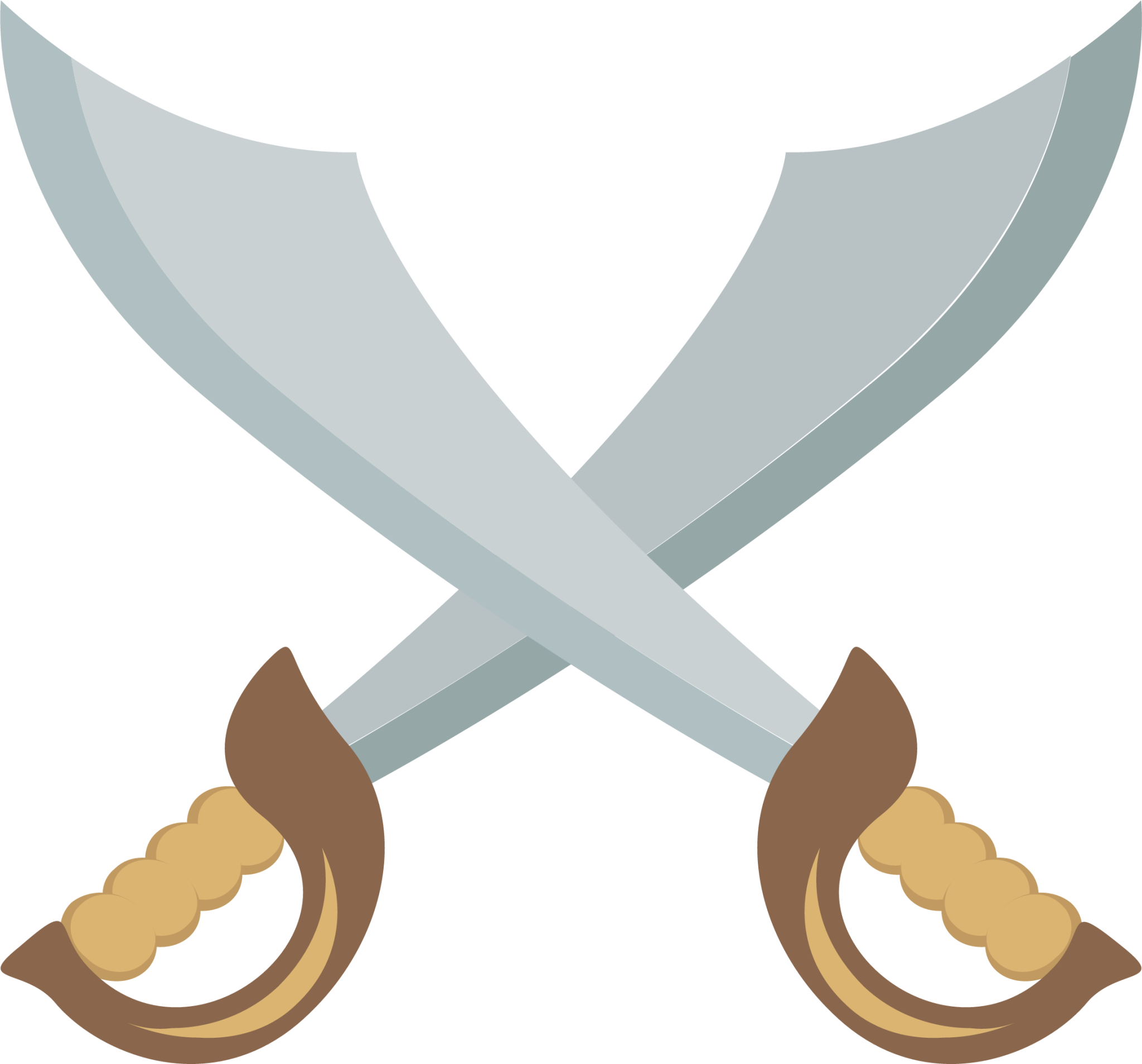 Premium Vector  Crossed swords vector isolated icon. emoji illustration. crossed  swords vector emoticon