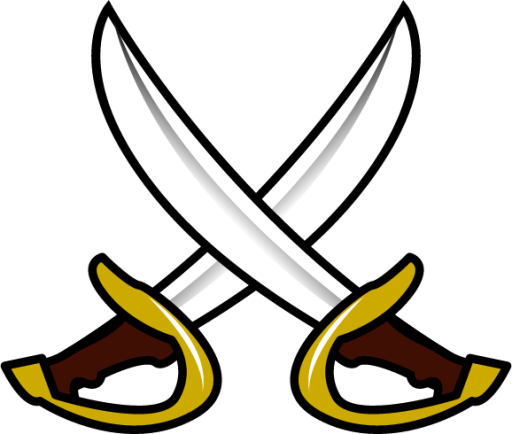 Crossed swords emoji clipart. Free download transparent .PNG