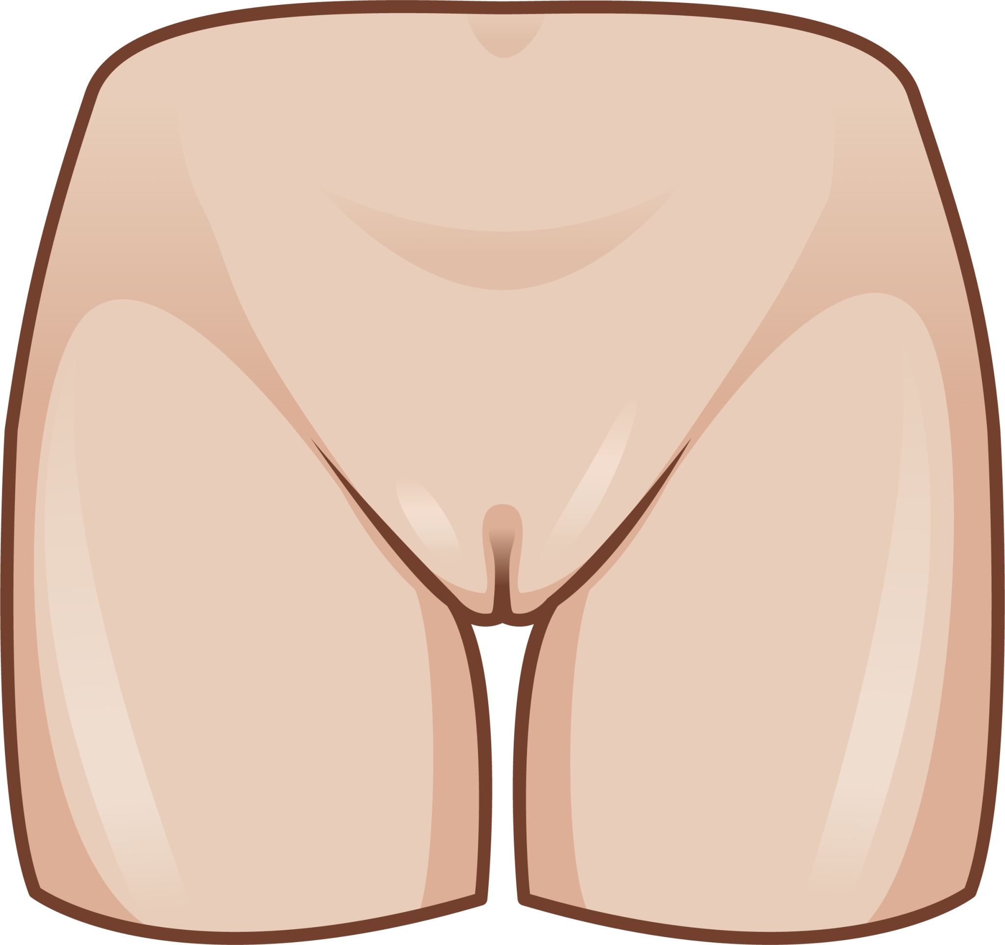 crotch (plain) emoji