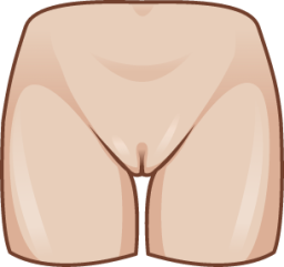 crotch (plain) emoji