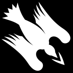 crow dive icon