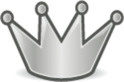 crown grey icon