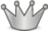 crown grey icon