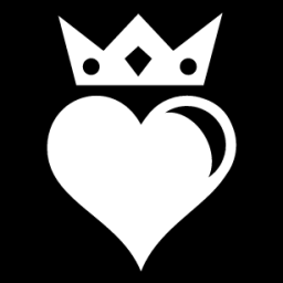 crowned heart icon