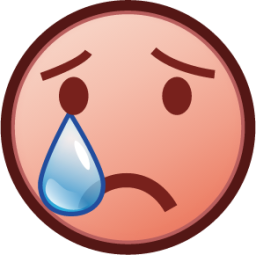 cry (plain) emoji
