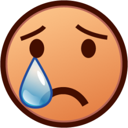 cry (yellow) emoji