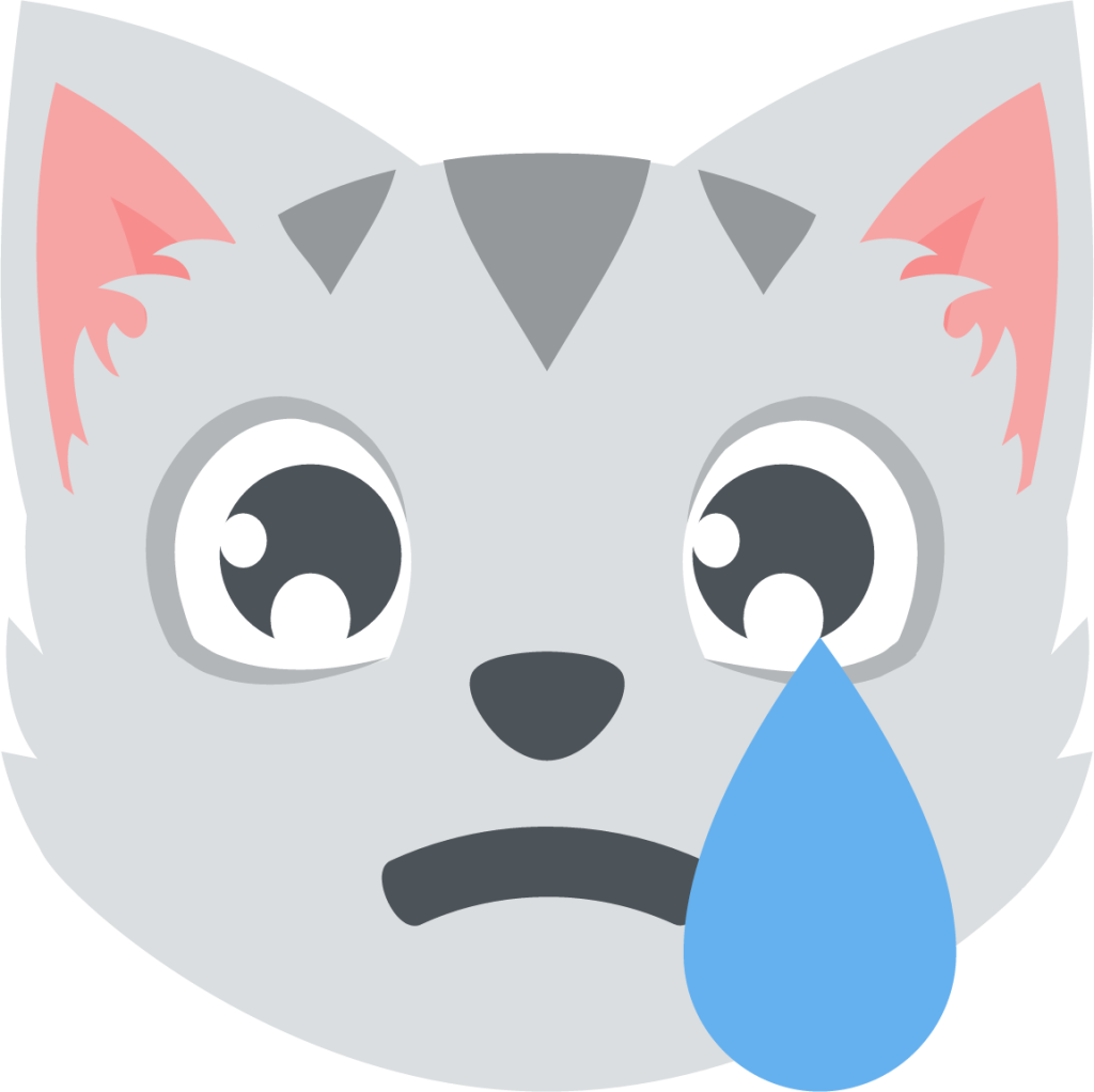 crying cat face emoji