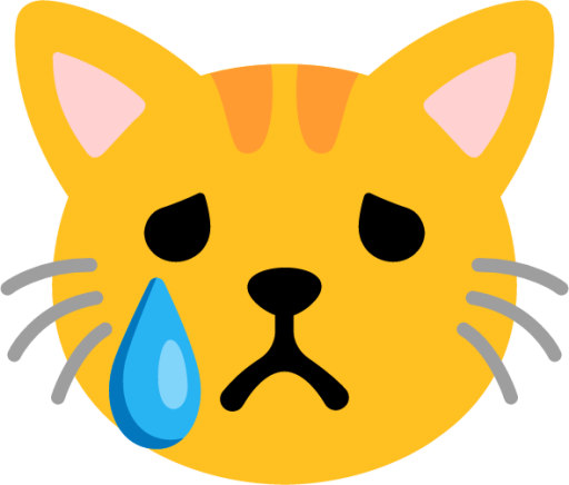 crying cat face emoji