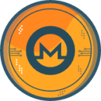 crypto dark orange bitcoin illustration