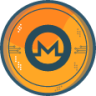 crypto dark orange bitcoin illustration