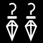 crystal earrings icon