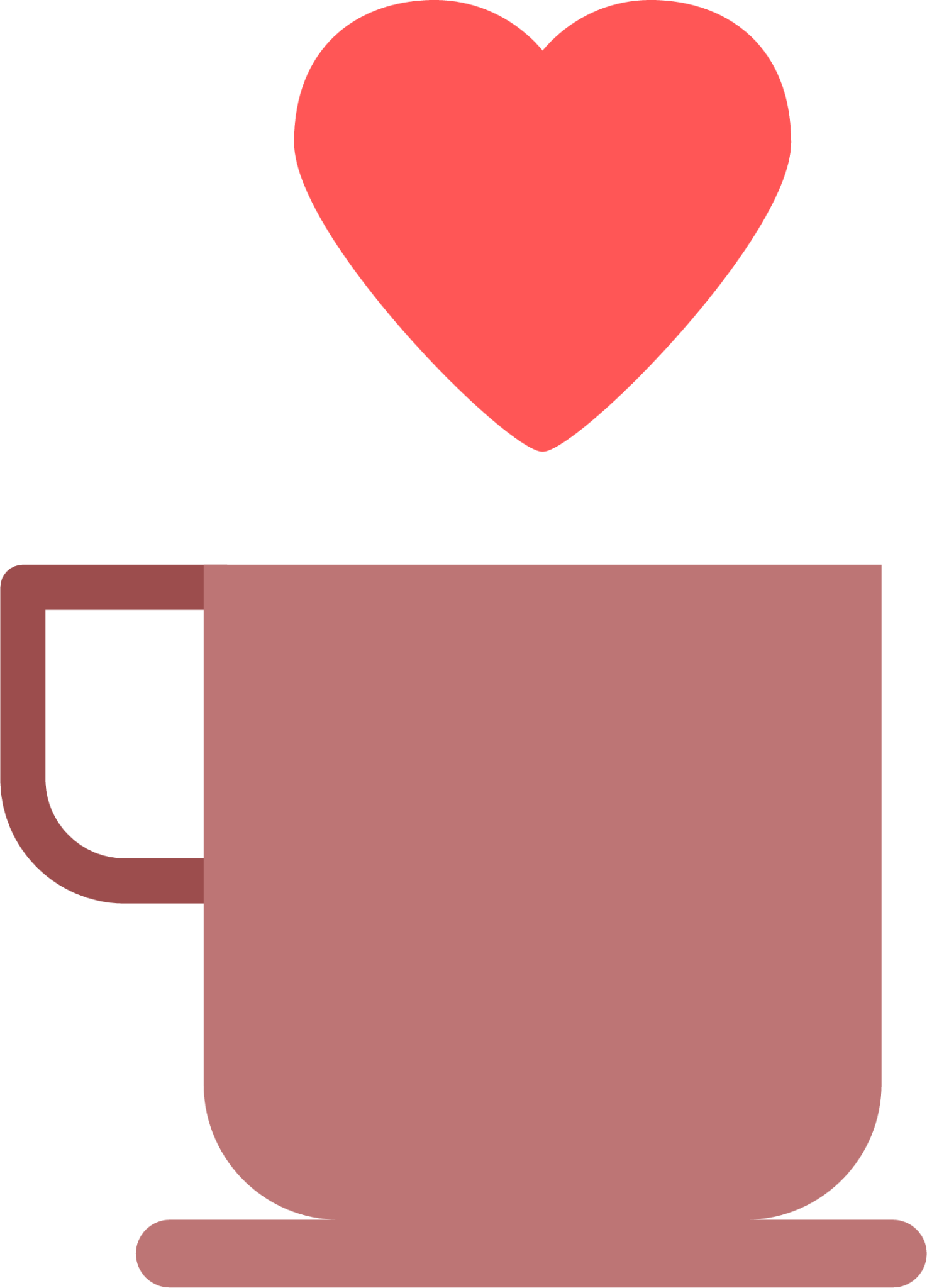 cup love tea coffee icon