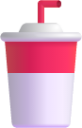 cup with straw emoji