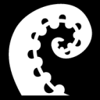 curled tentacle icon