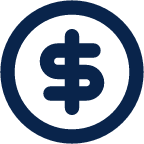 currency dollar line business icon