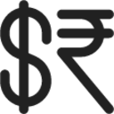 Currency Dollar Rupee icon