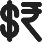Currency Dollar Rupee icon
