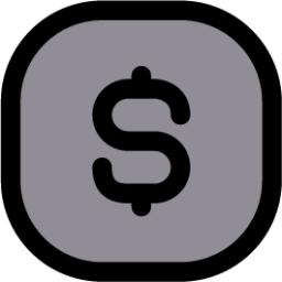 currency dollar square icon